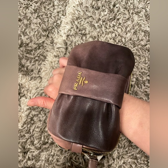 PRADA Clutch Bag/Leather/ Purple and Pink Bag - Picture 2 of 15